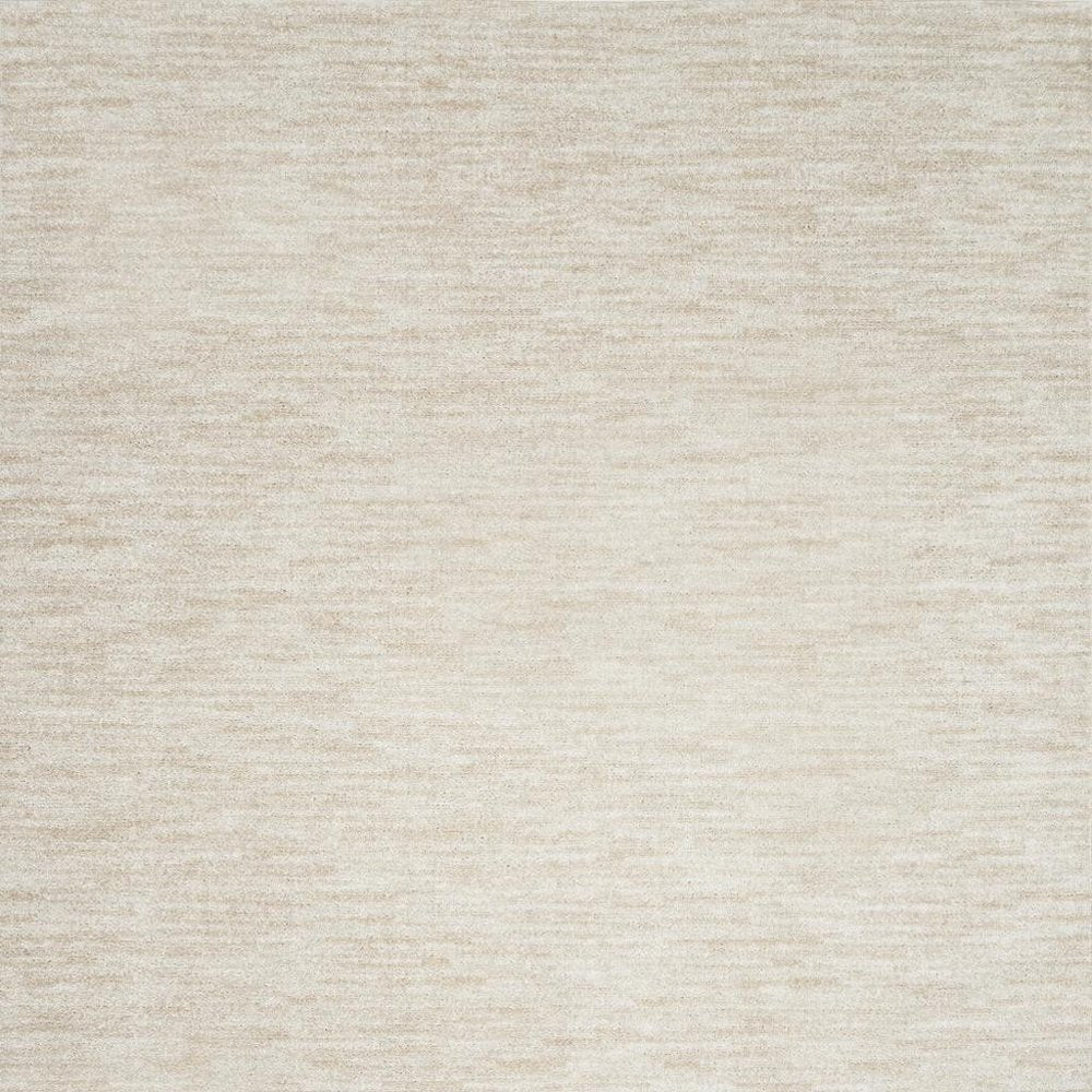 10' X 14' Beige And Ivory Indoor Outdoor Area Rug