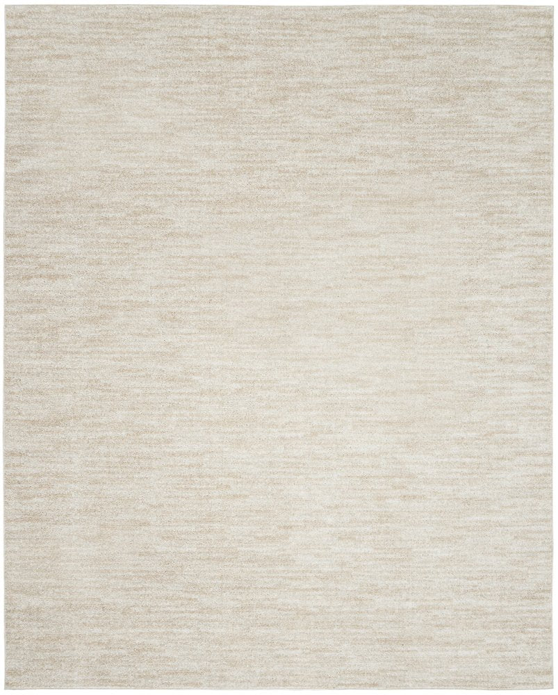 10' X 14' Beige And Ivory Indoor Outdoor Area Rug