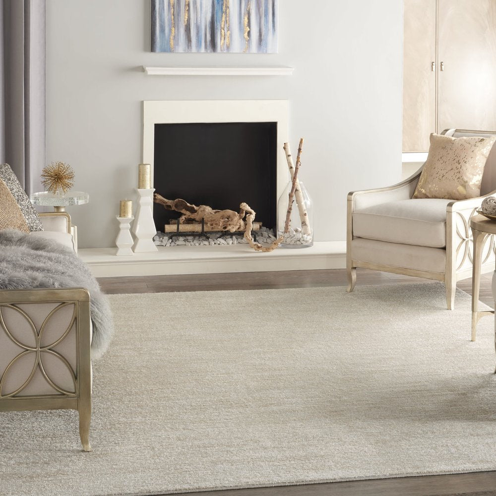 7' X 10' Beige And Ivory Indoor Outdoor Area Rug