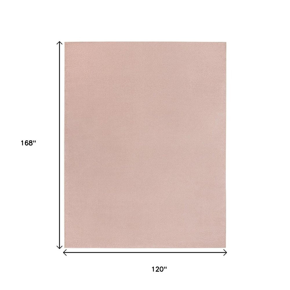 10' X 14' Pink Indoor Outdoor Area Rug