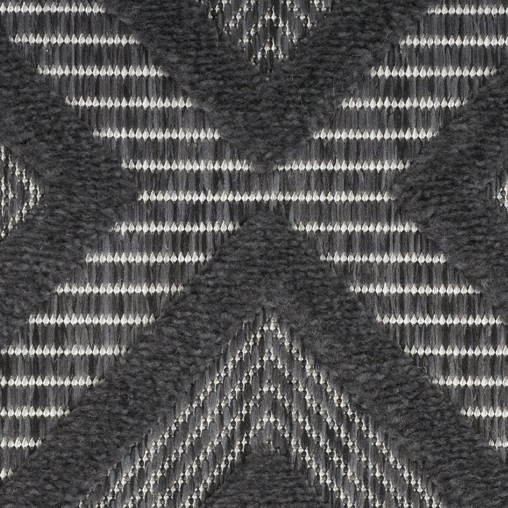 5' X 7' Charcoal Indoor Outdoor Area Rug