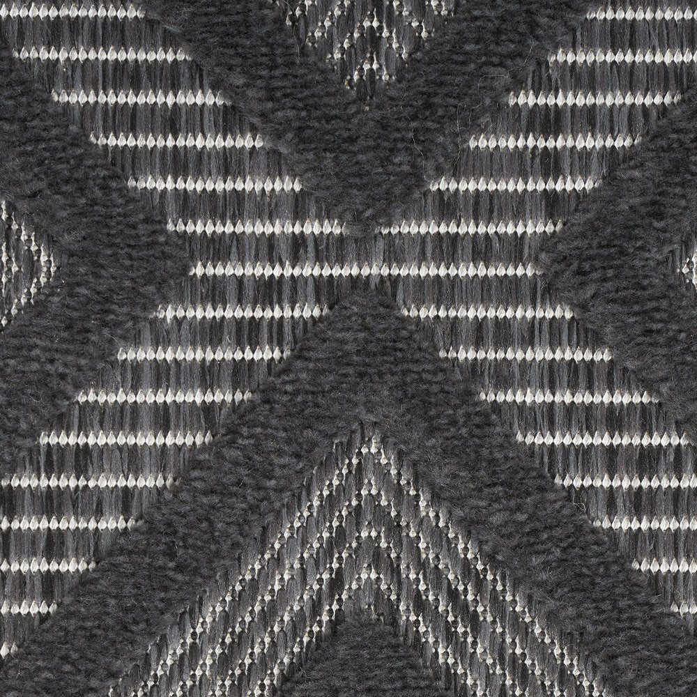 5' X 7' Charcoal Indoor Outdoor Area Rug