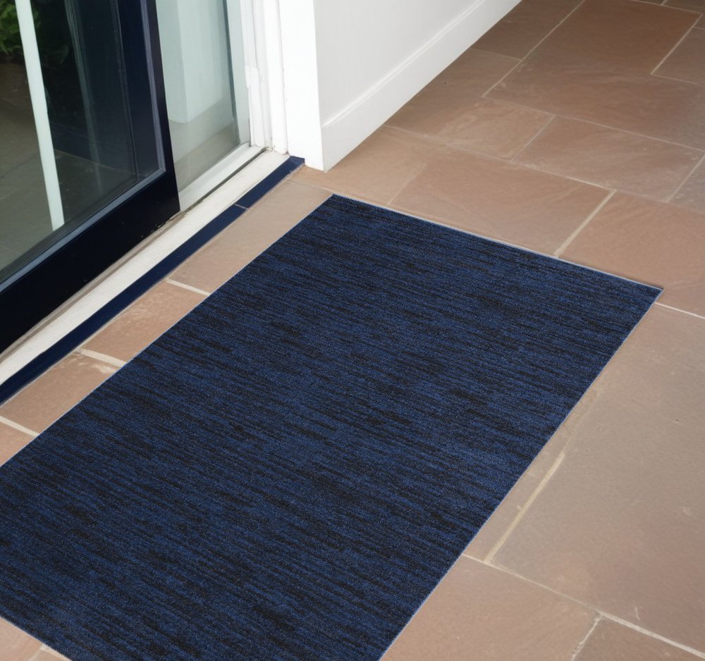3' X 5' Blue Indoor Outdoor Area Rug