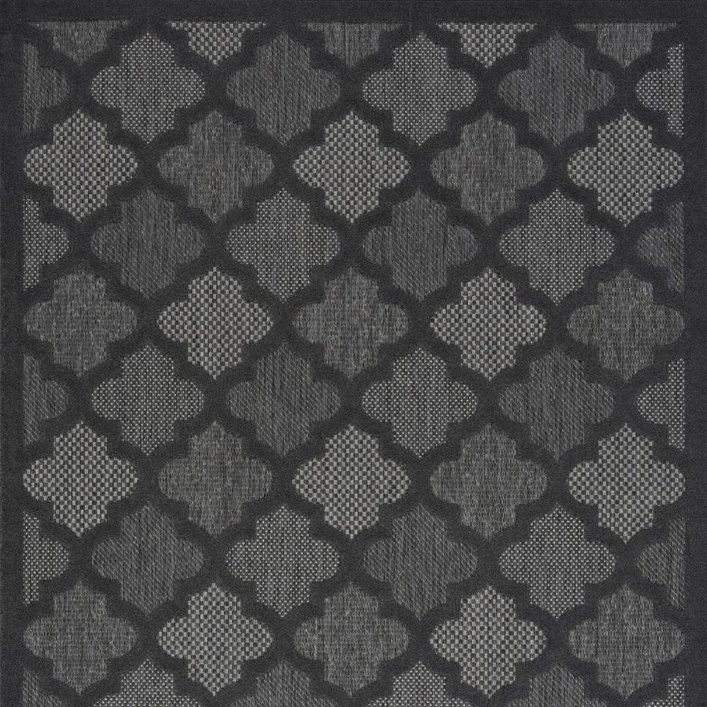 4' X 6' Charcoal Indoor Outdoor Area Rug