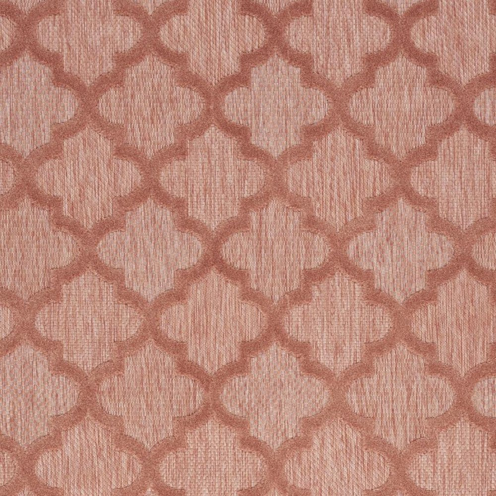4' X 6' Coral Indoor Outdoor Area Rug