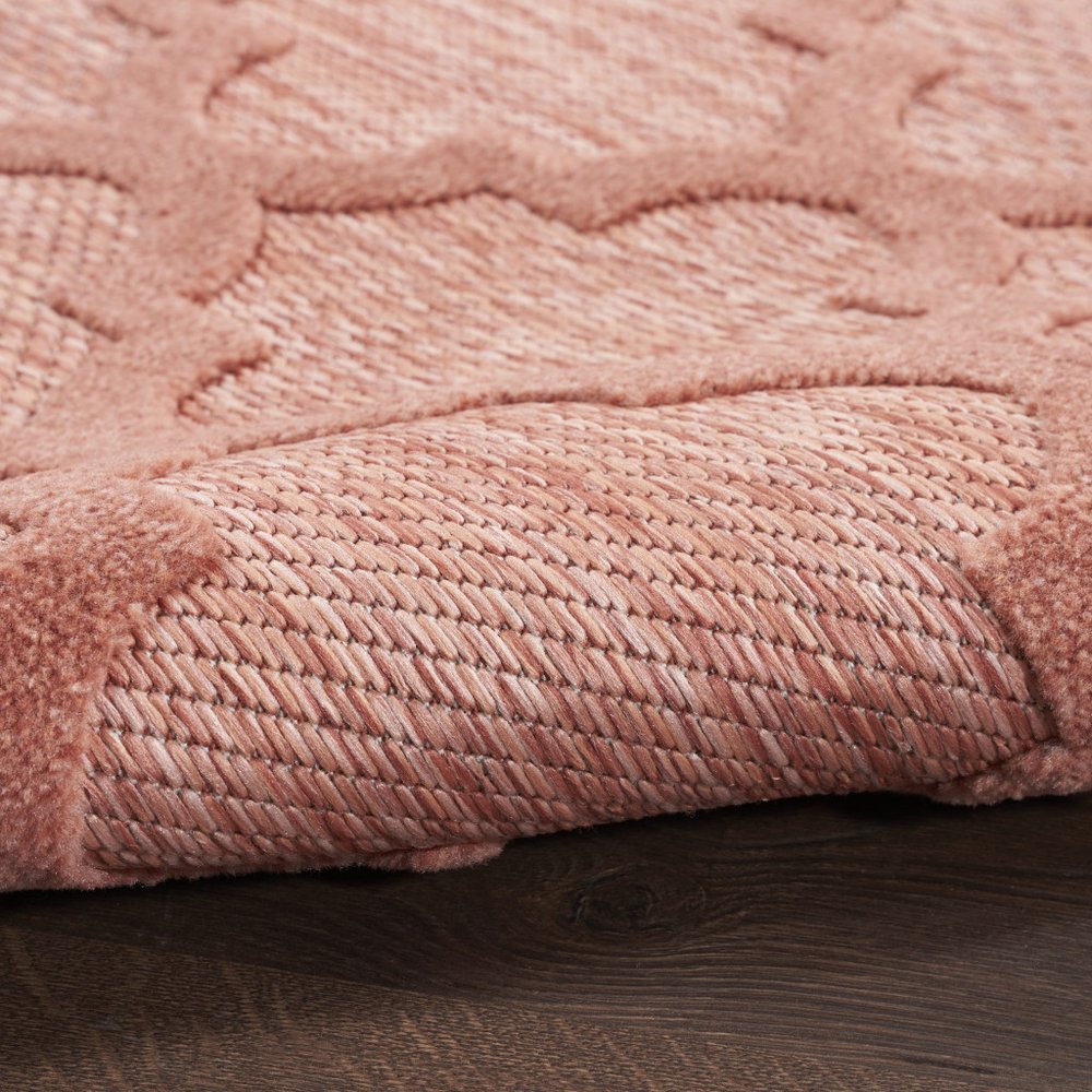 5' X 7' Coral Indoor Outdoor Area Rug