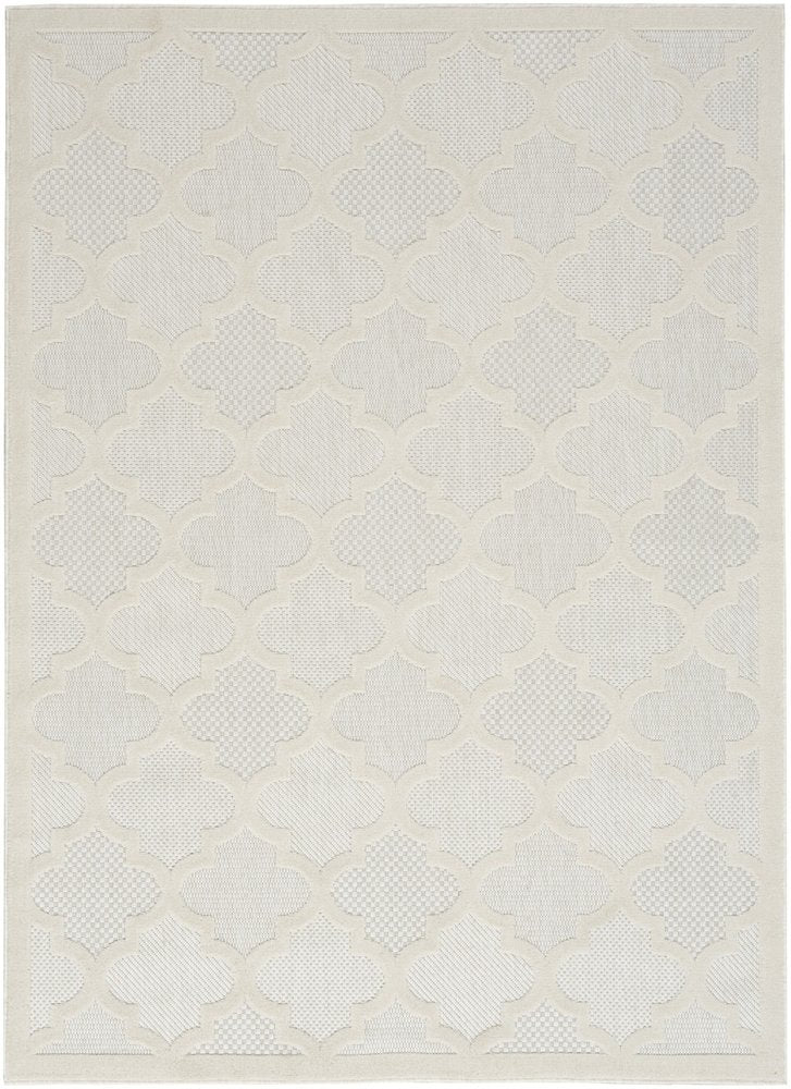 4' X 6' Ivory Indoor Outdoor Area Rug