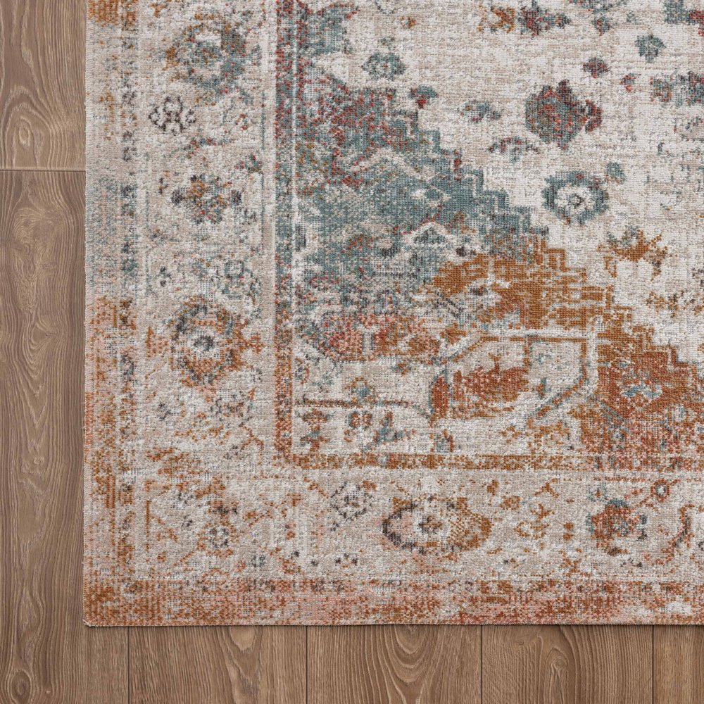 8' X 10' Beige Indoor Outdoor Area Rug