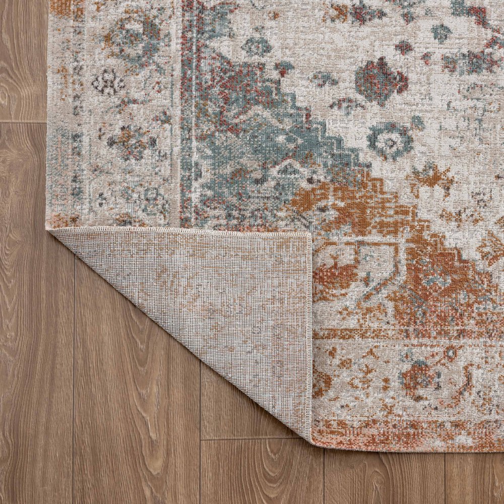 8' X 10' Beige Indoor Outdoor Area Rug