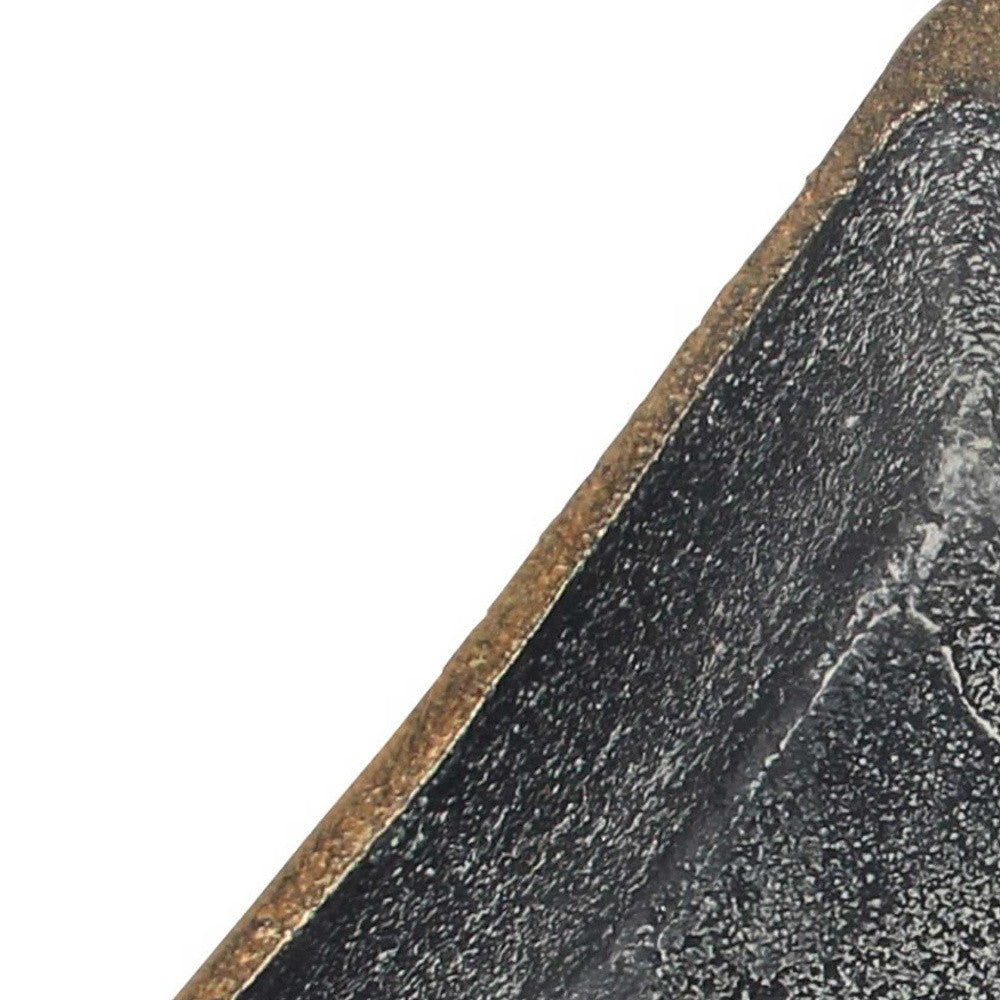 5" Black Cast Iron Diamond Square Bowl