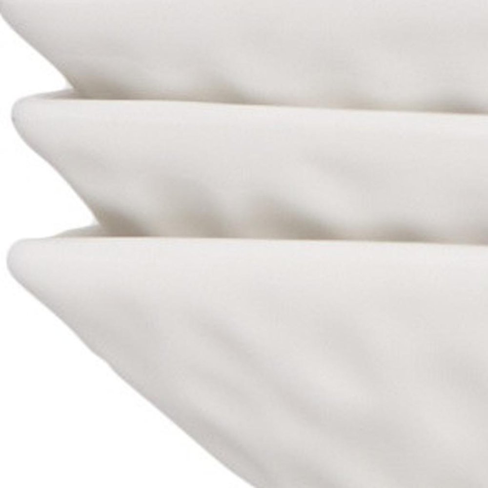 White Six Piece Pebbled Porcelain Service For Six Bowl Set