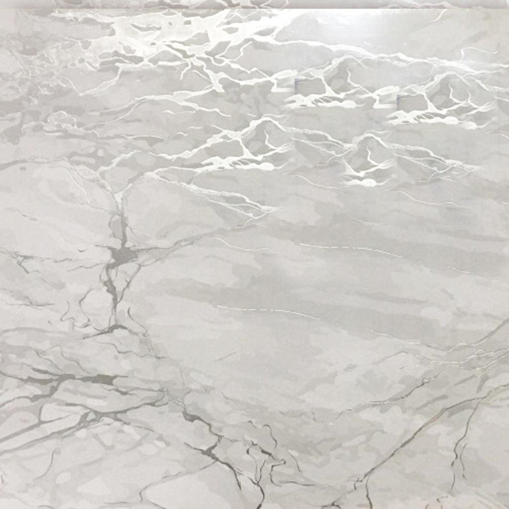 12" X 18" Silver And Gray Abstract Placemats