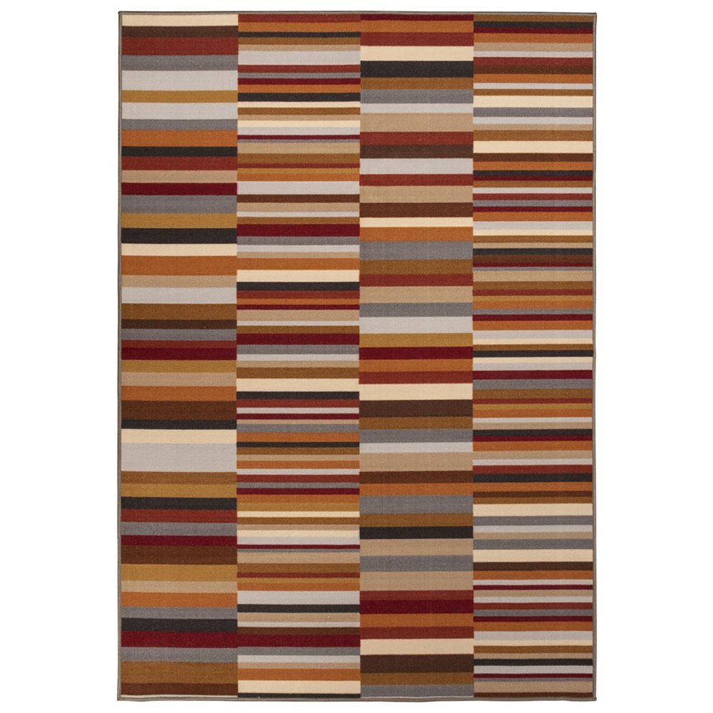 8' X 10' Gray And Ivory Indoor Outdoor Area Rug