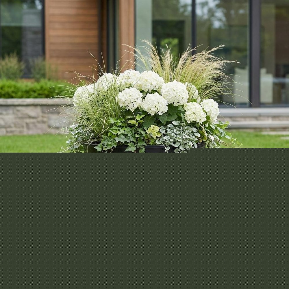 6" Black Recycled Plastic Indoor Outdoor Round Pot Planter