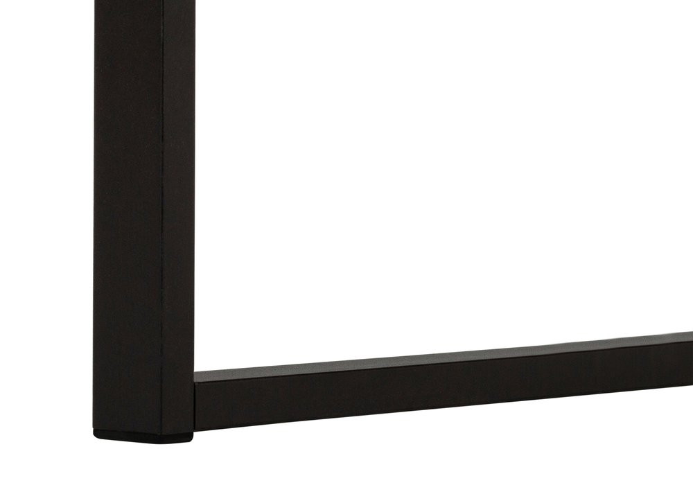 71" Brown and Black L Shape Computer Desk With Three Drawers