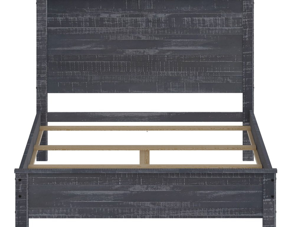 Espresso Solid Wood Twin Bed Frame