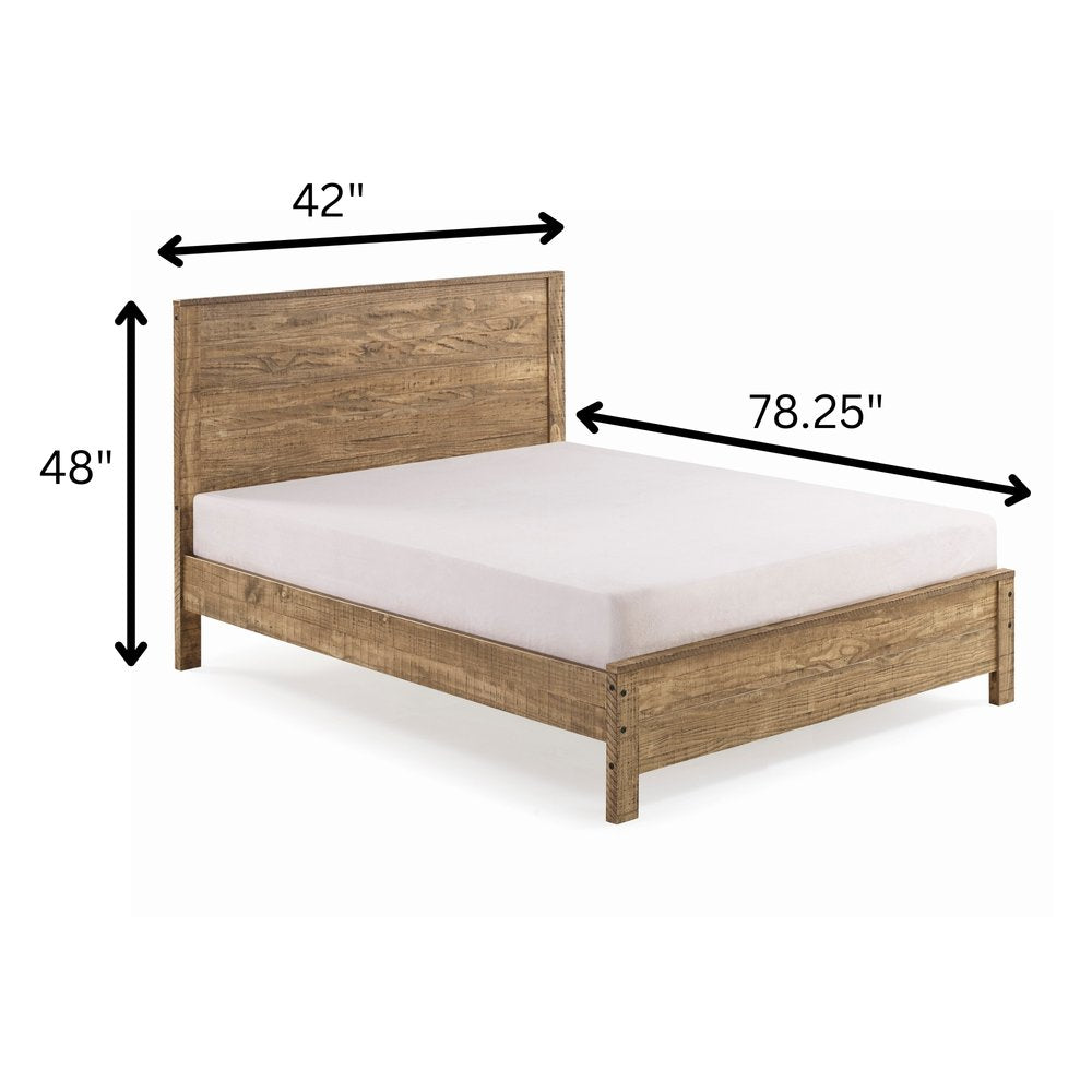 Espresso Solid Wood Twin Bed Frame