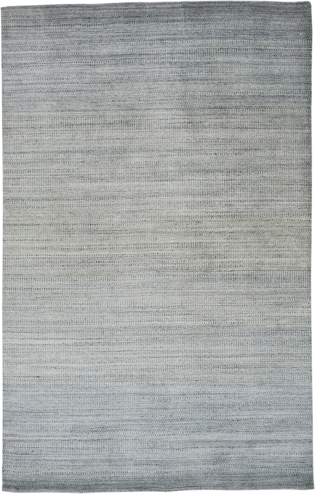 5' X 8' Gray and Ivory Abstract Area Rug