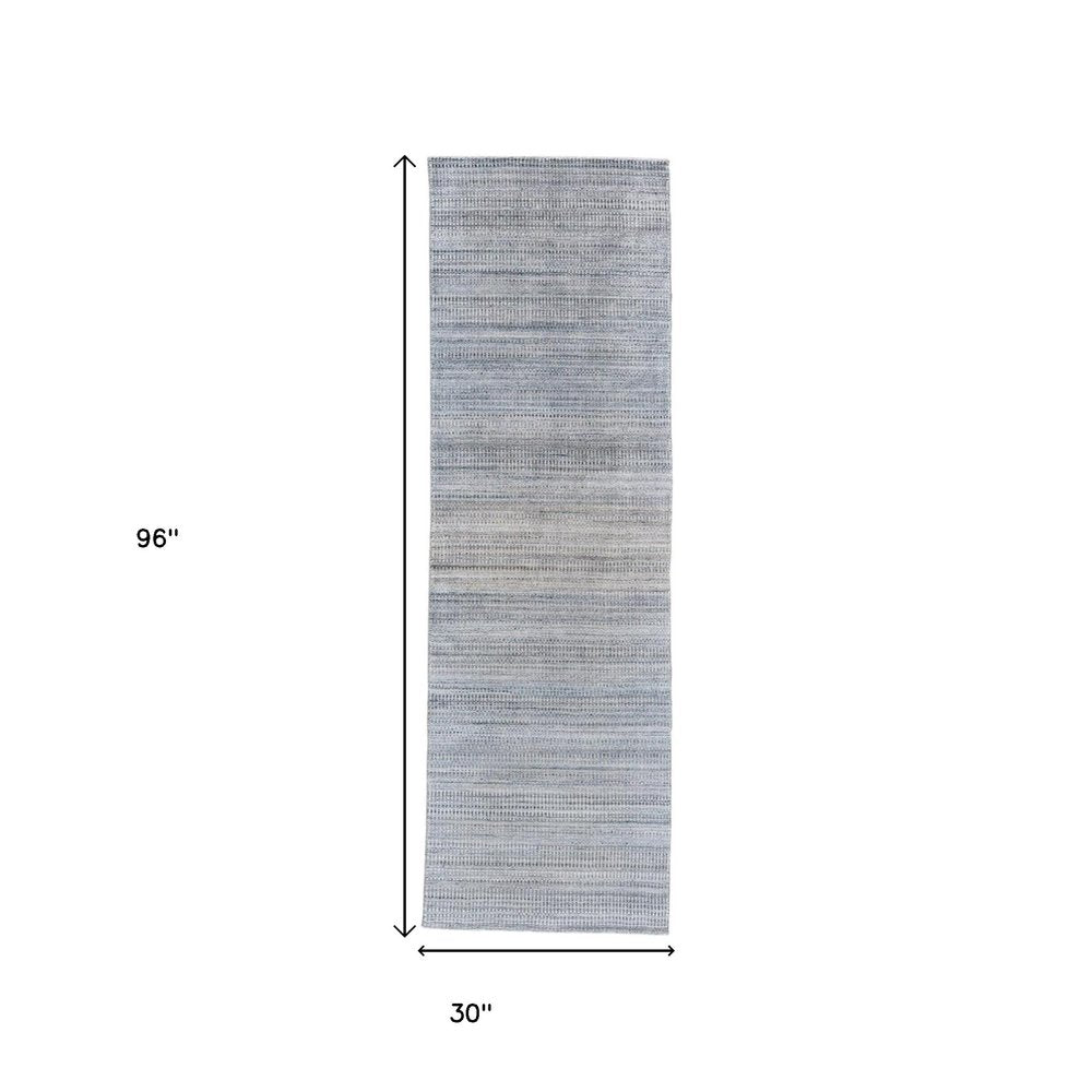 12' X 15' Ivory And Gray Abstract Stain Resistant Area Rug