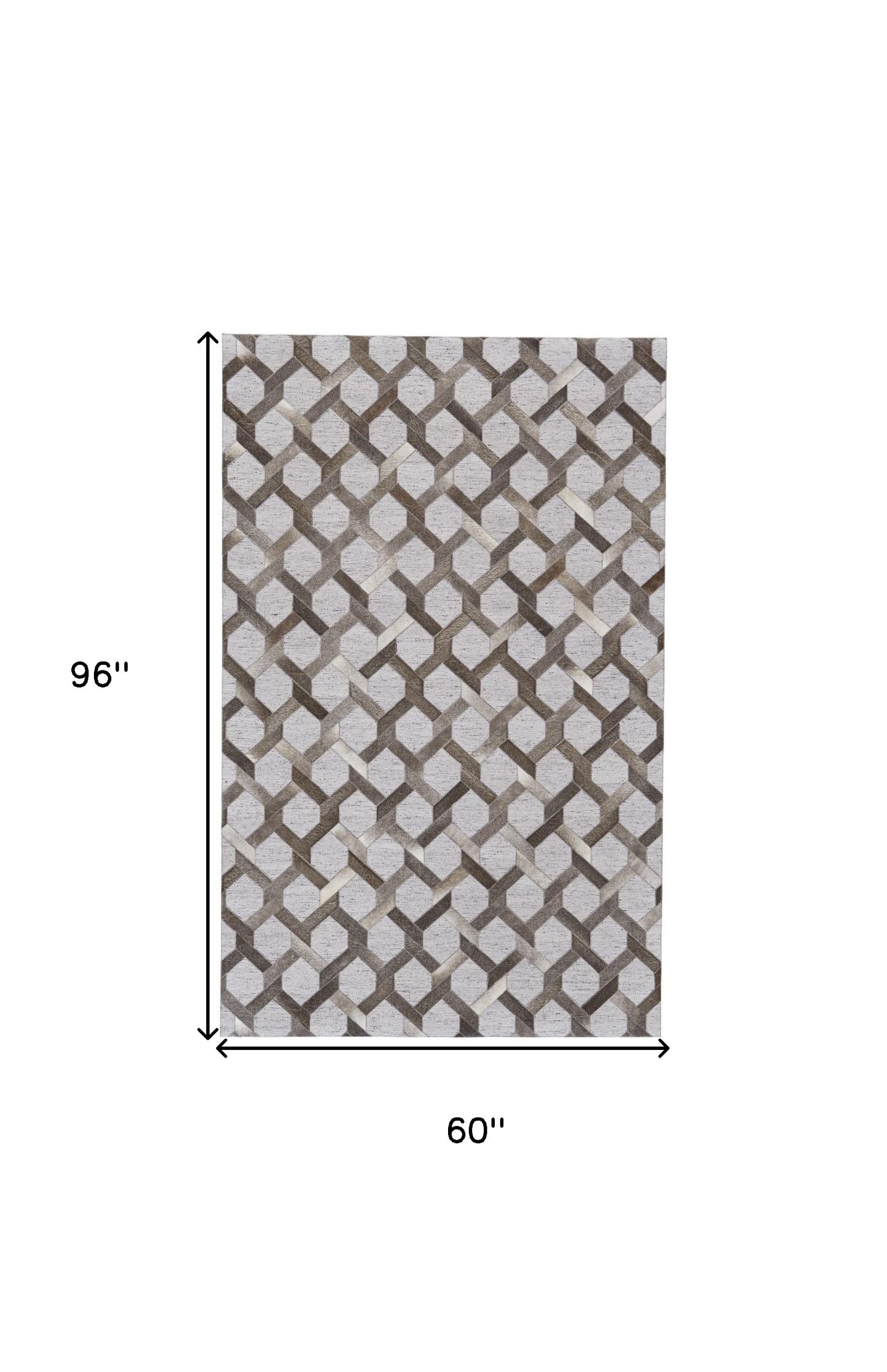 10' X 13' Gray Taupe And Silver Geometric Hand Woven Area Rug