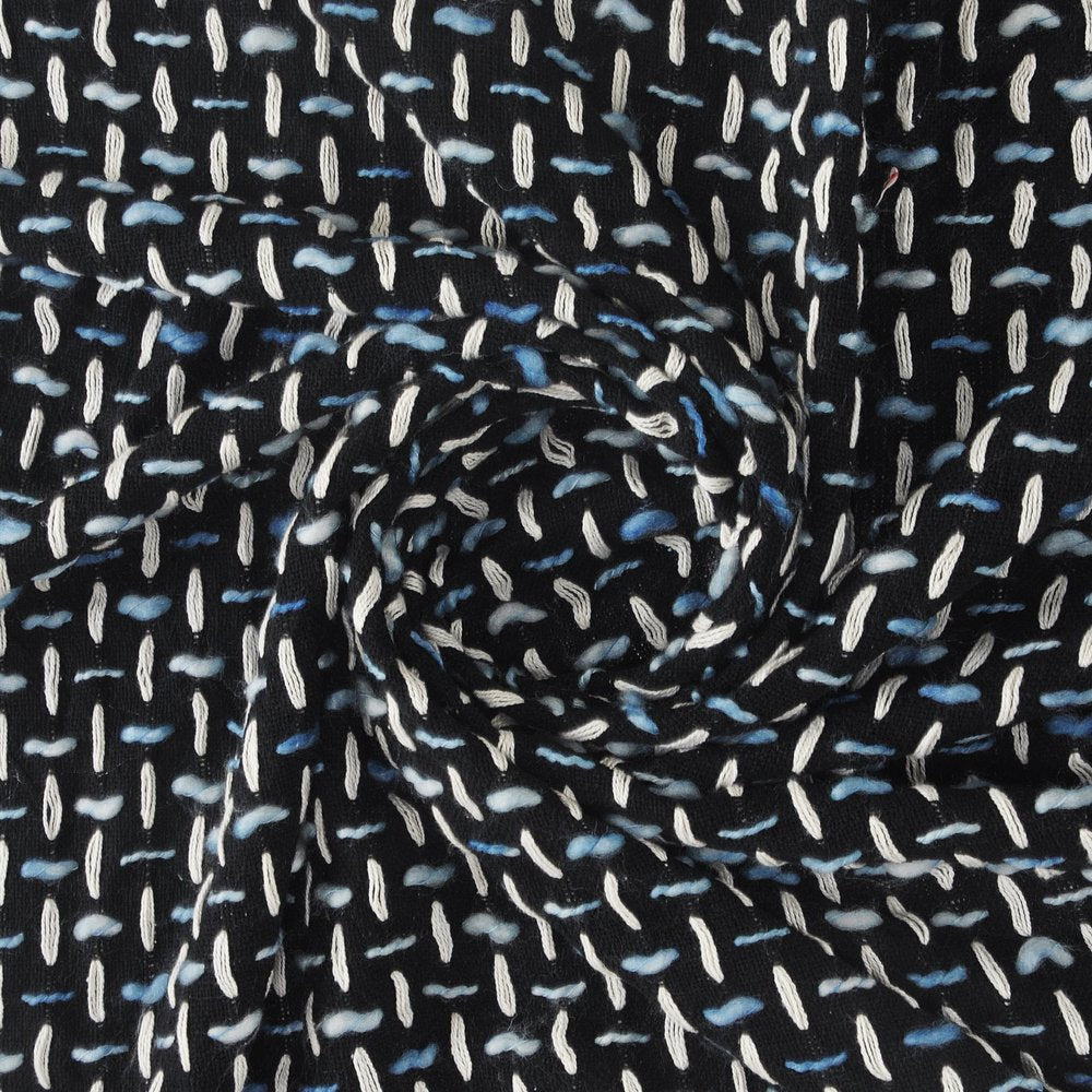 50" X 60" Black And Gold Geometric Cotton Woven Throw Blanket with Tassels