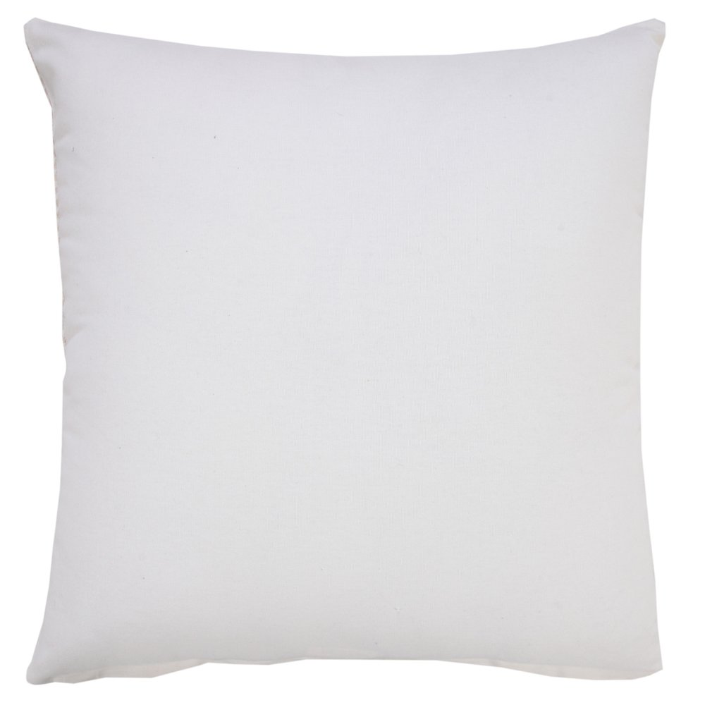20" X 20" Blue And White 100% Cotton Striped Zippered Pillow