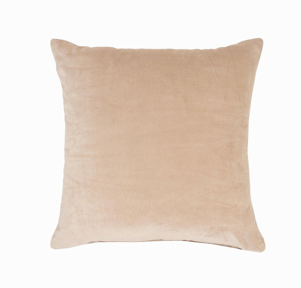 20" Taupe Throw Pillow