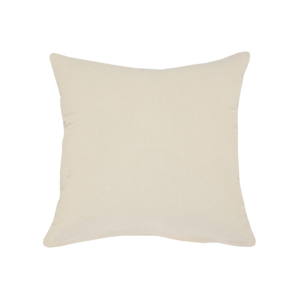 14" X 36" Orange And Off-White 100% Cotton Striped Zippered Pillow