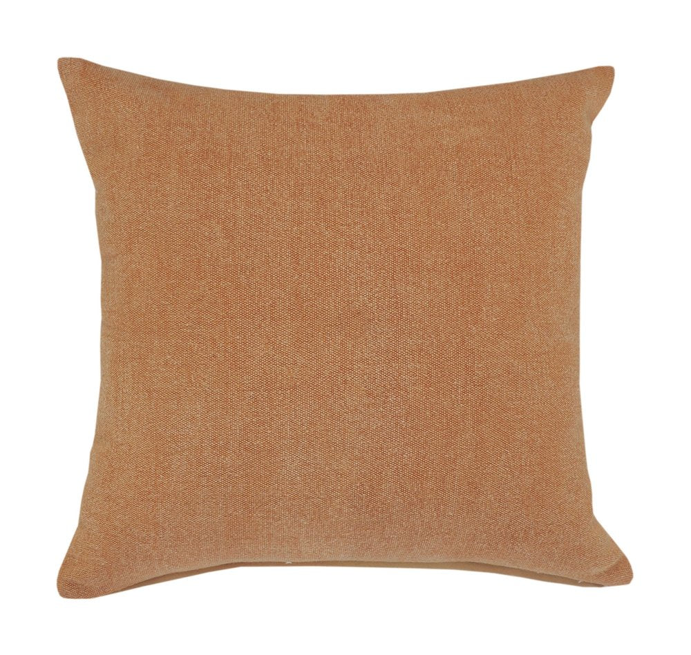 20" Gray Cotton Throw Pillow