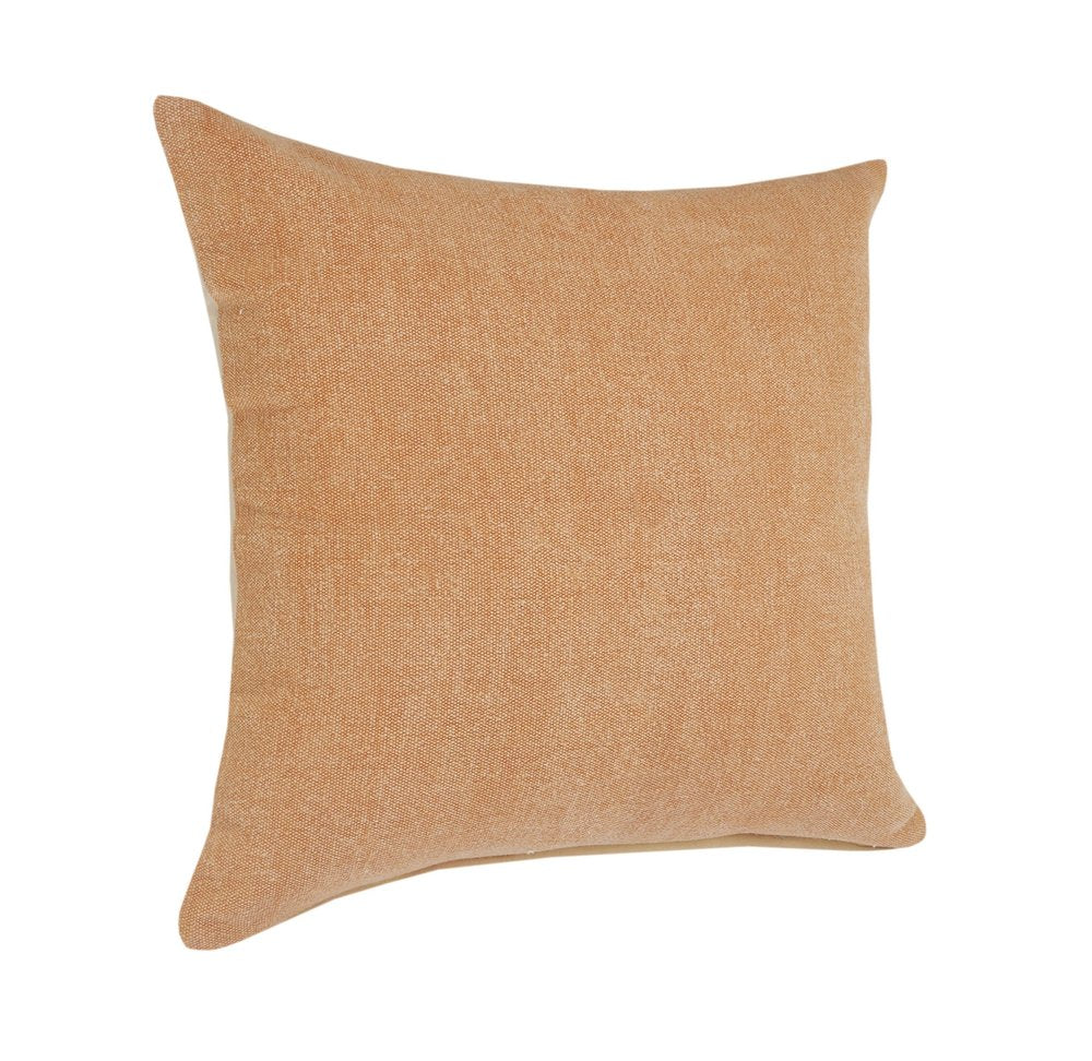 20" Gray Cotton Throw Pillow