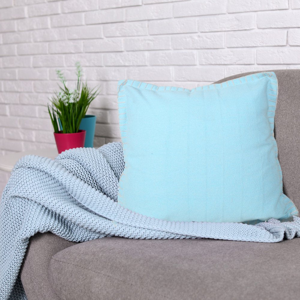 14" X 36" Light Pink Cotton Throw Pillow