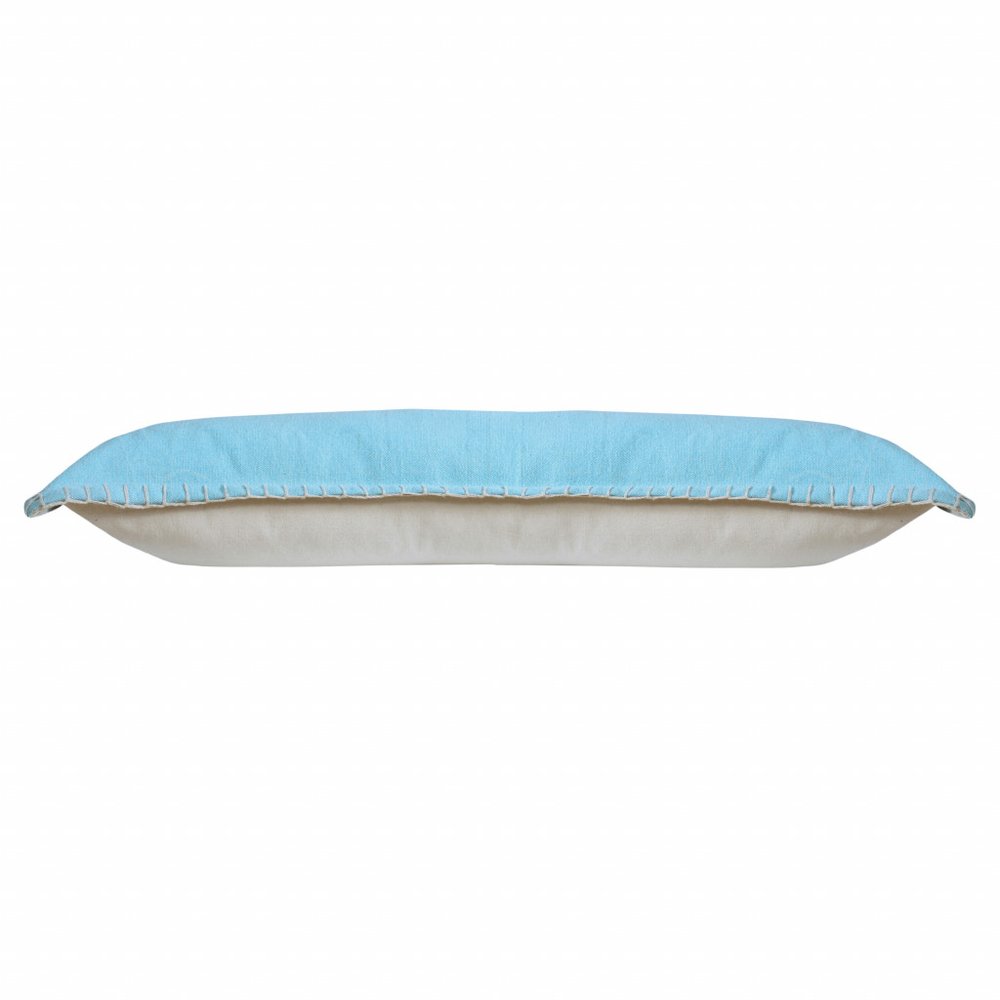 14" X 36" Light Pink Cotton Throw Pillow