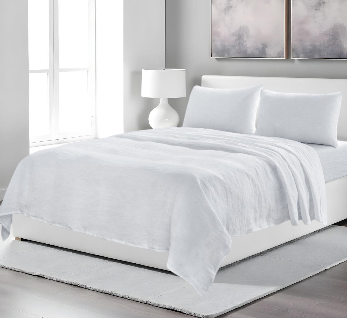 Four Piece Cloud Linen Sheet Set