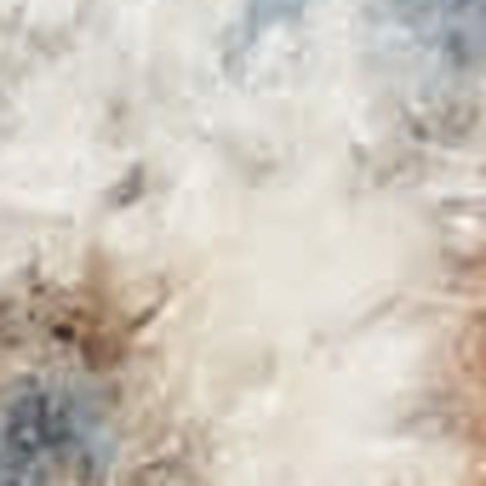 4' X 6' Denim Blue Oriental Power Loom Distressed Washable Area Rug