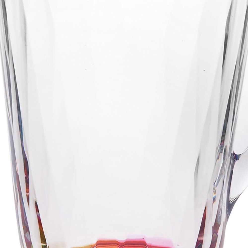 2.5 Clear and Rainbow Diamond Acrylic Pitcher