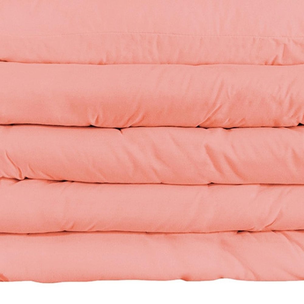Dusty Rose Queen Cotton Washable Duvet Cover Set