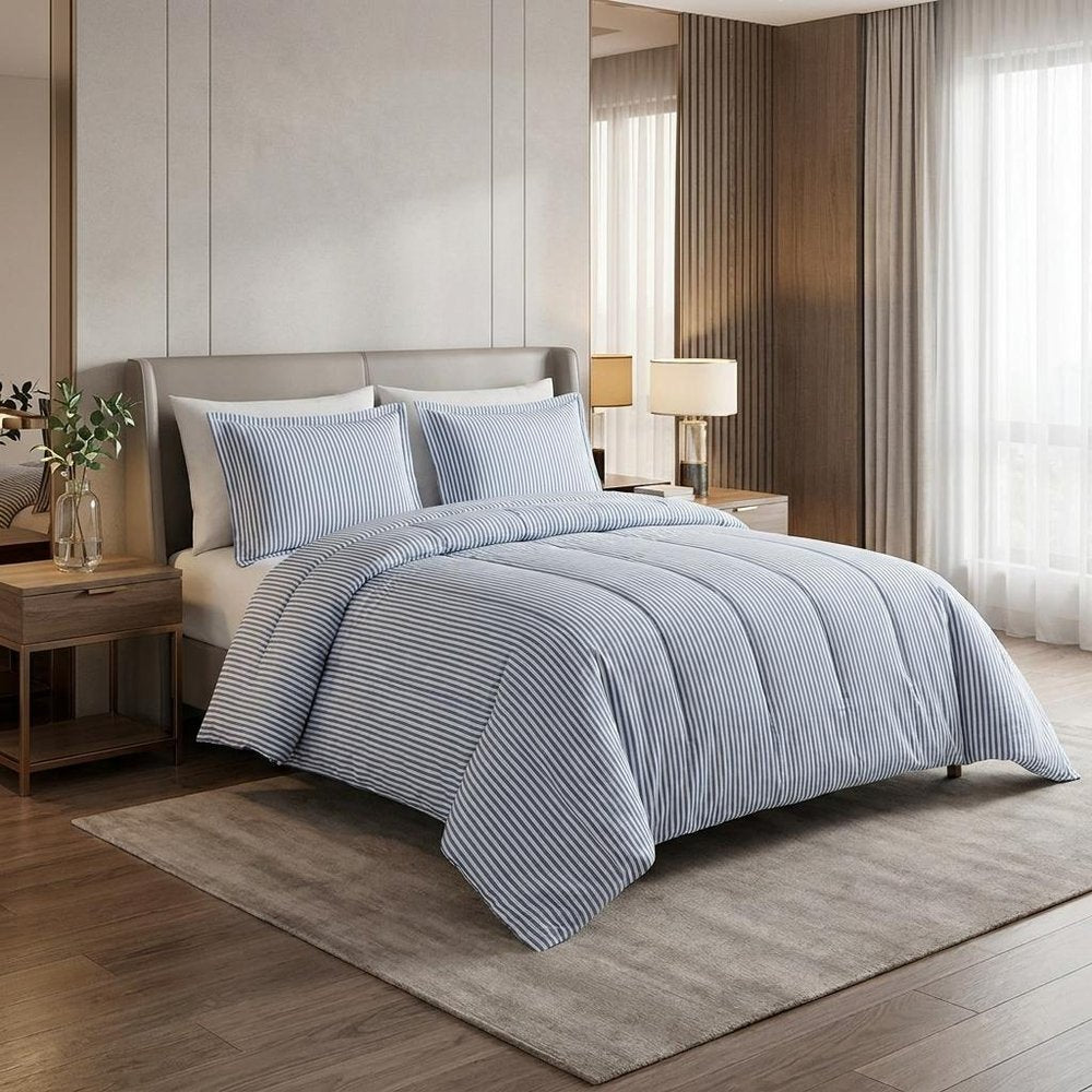 Ivory Queen Cotton Blend 650 Thread Count Washable Duvet Cover Set