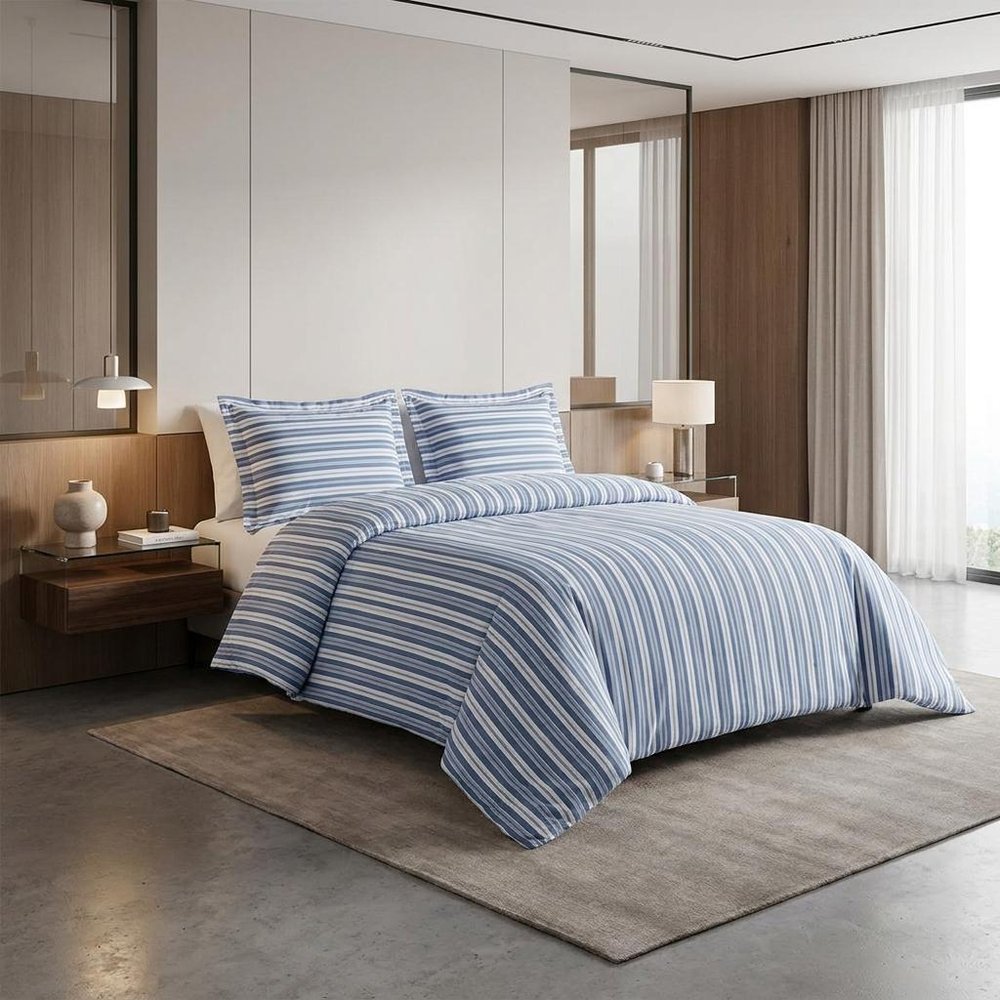 White King Cotton Blend 300 Thread Count Washable Duvet Cover Set