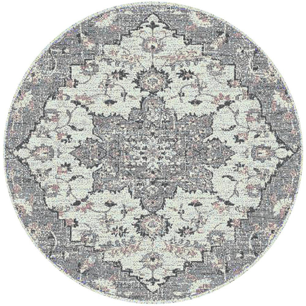 2' X 3' Gray And Dark Gray Area Rug