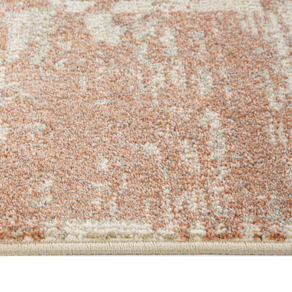 2' X 3' Sand And Ivory Geometric Area Rug