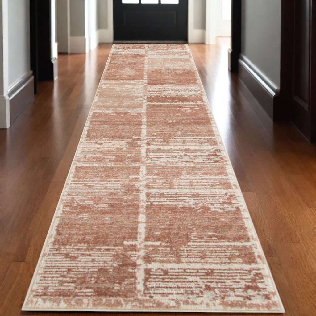 2' X 3' Sand And Ivory Geometric Area Rug