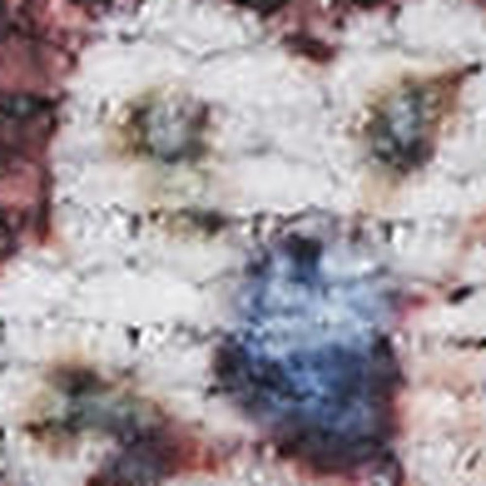 6' Red and Ivory Oriental Power Loom Distressed Washable Non Skid Runner Rug