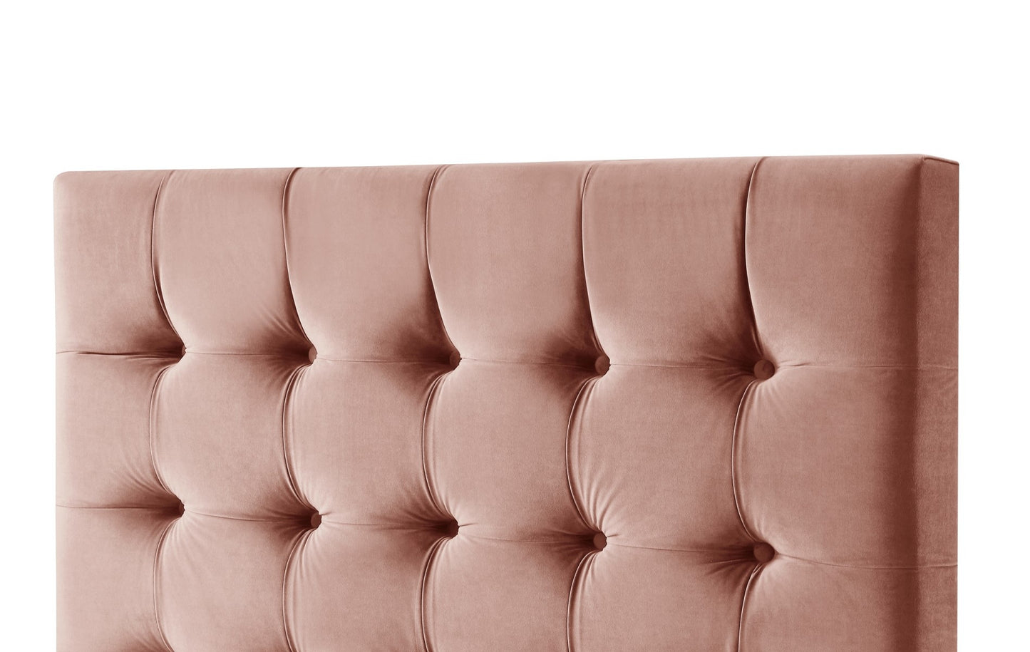 Gray Solid Wood King Tufted Upholstered Velvet Bed