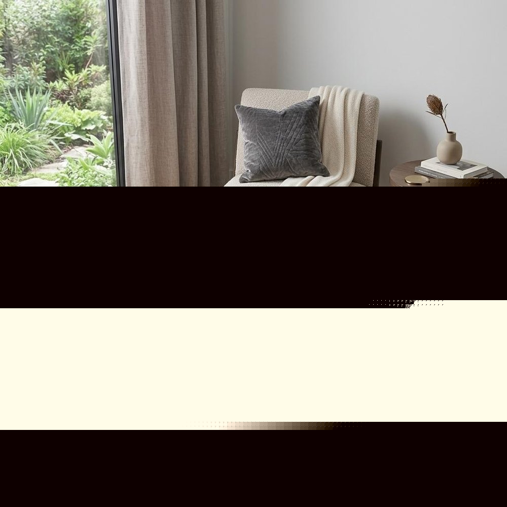 5' White Round Abstract Non Skid Area Rug