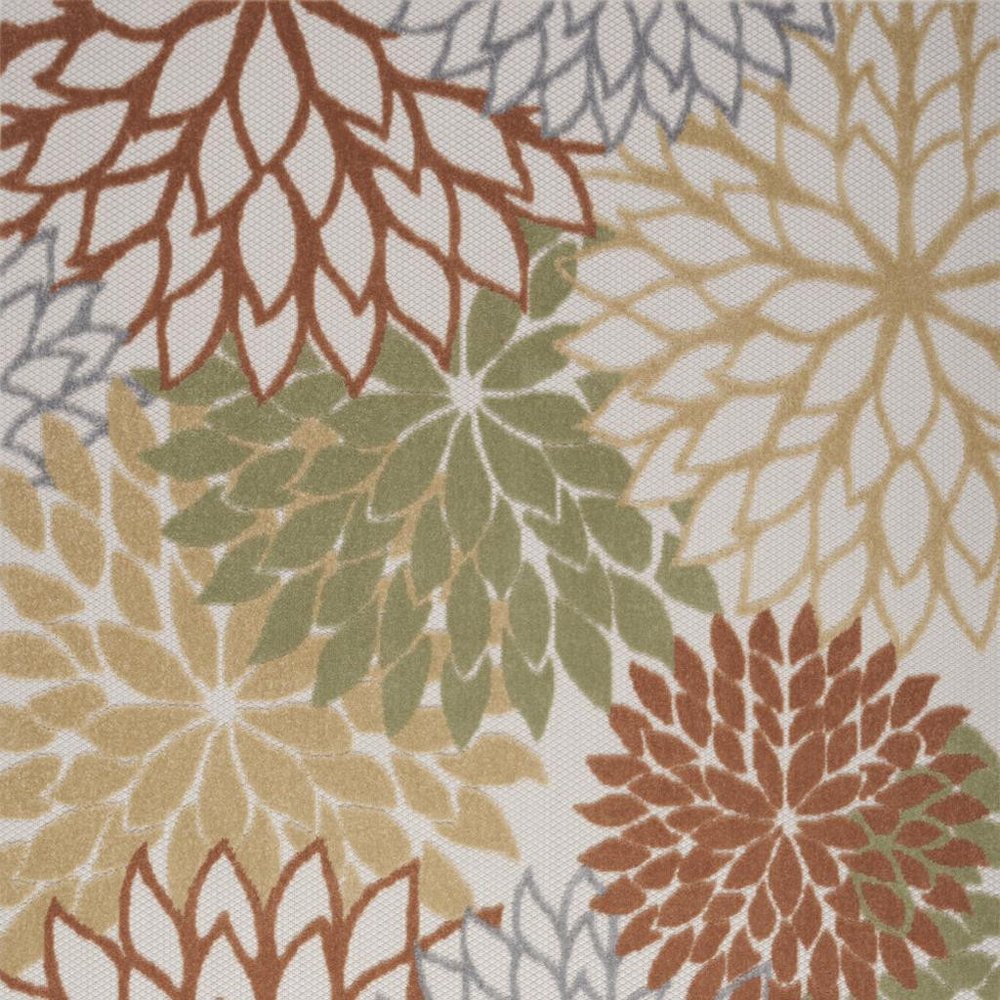 9' X 12' Cream Abstract Distressed Area Rug