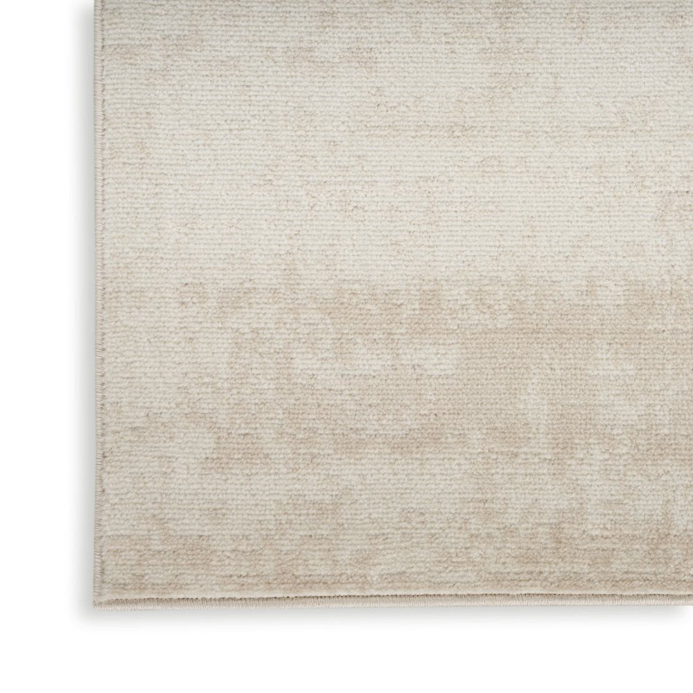 9' X 12' Cream Abstract Area Rug