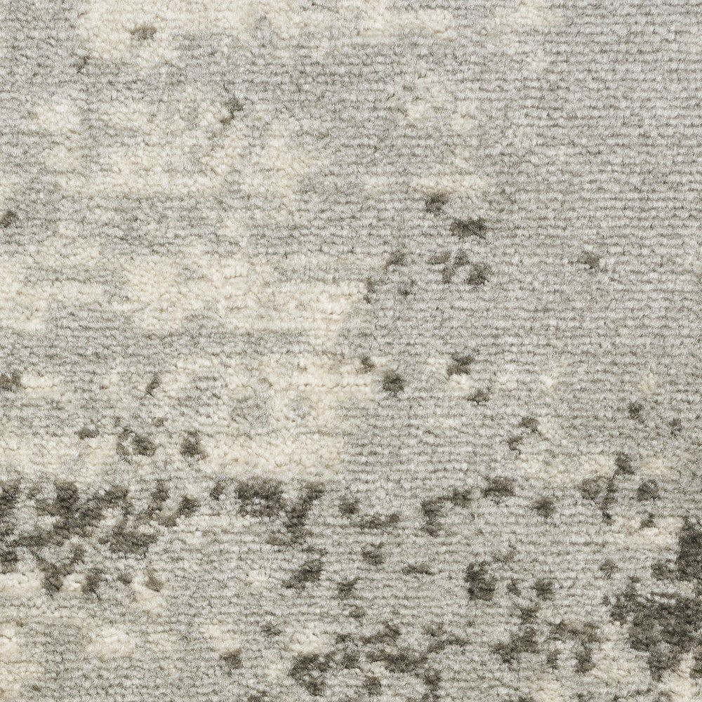 5' X 7' Cream Abstract Area Rug