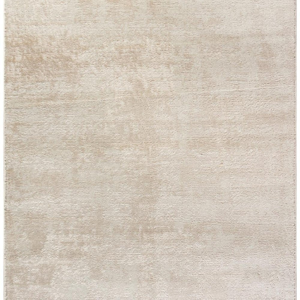 4' X 6' Cream Abstract Area Rug