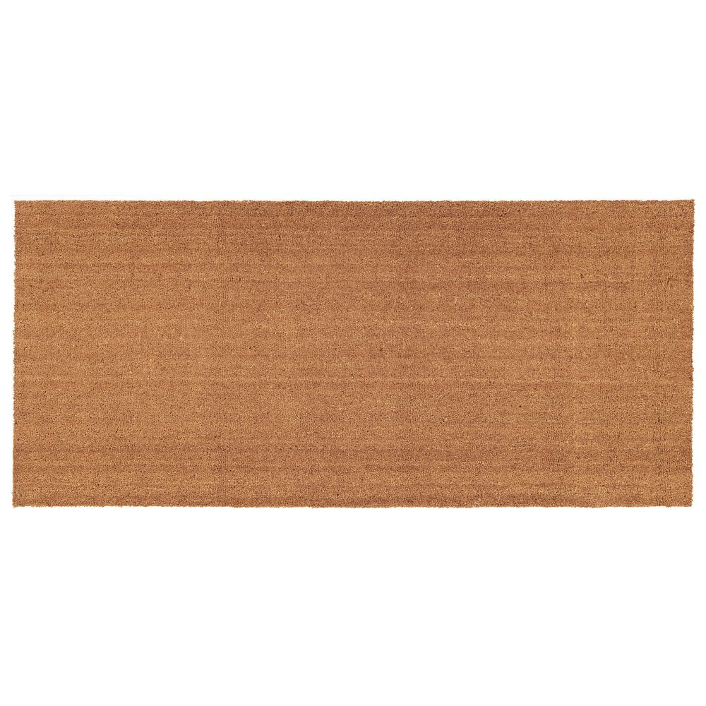 24" X 48" Natural Coir Solid Color Outdoor Door Mat