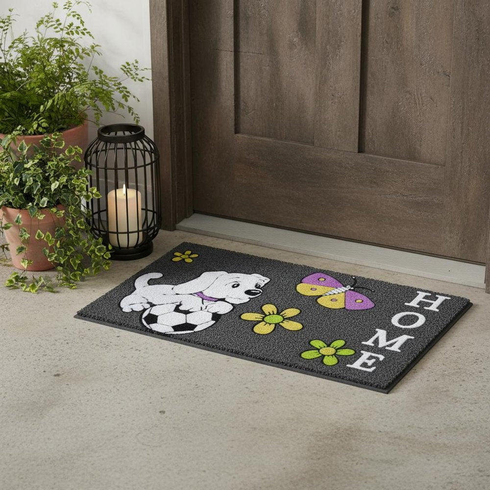 18" X 30" White Coir Dog Home Outdoor Door Mat
